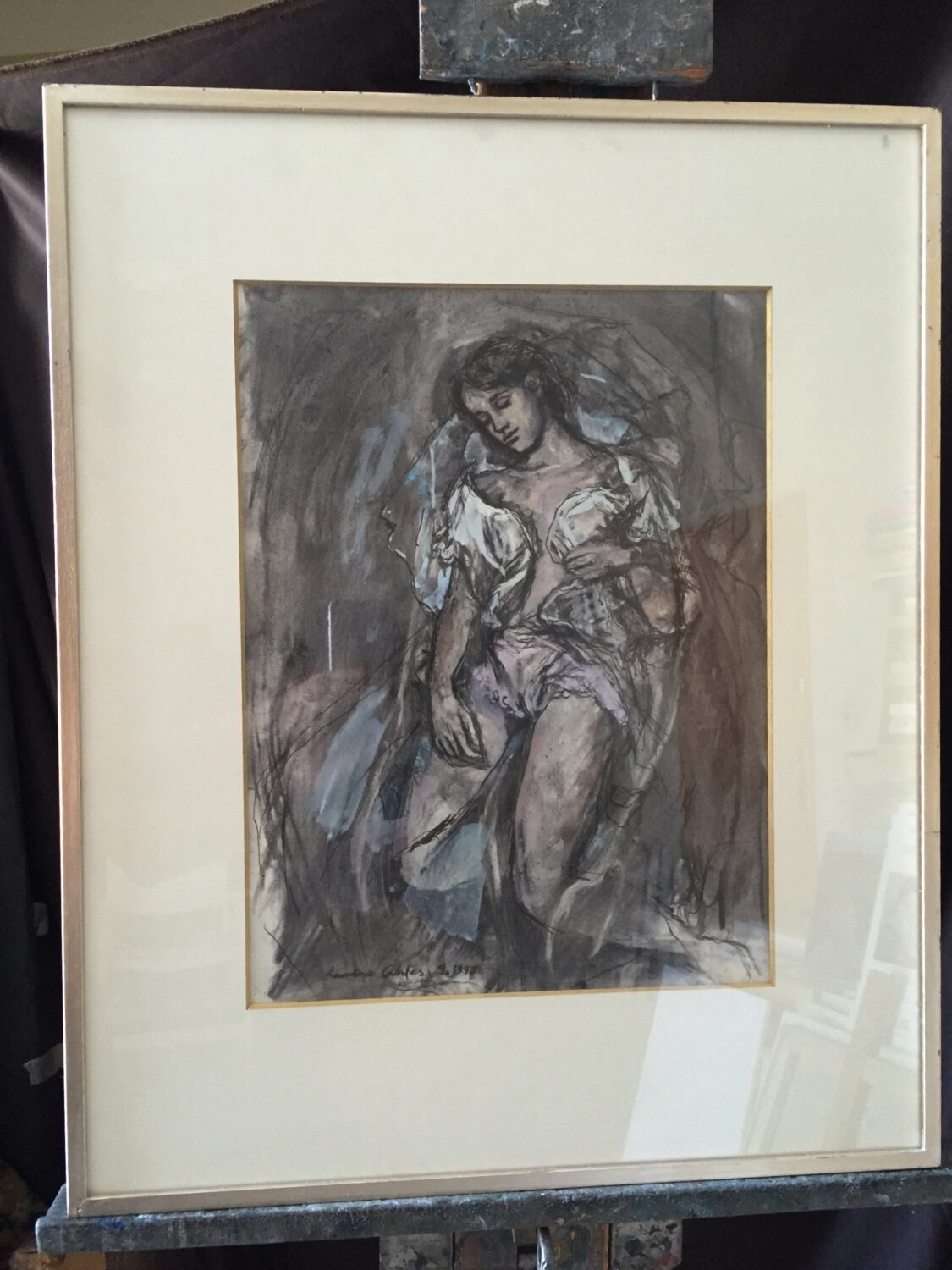 Female Figures — artwork by Lambro Ahlas