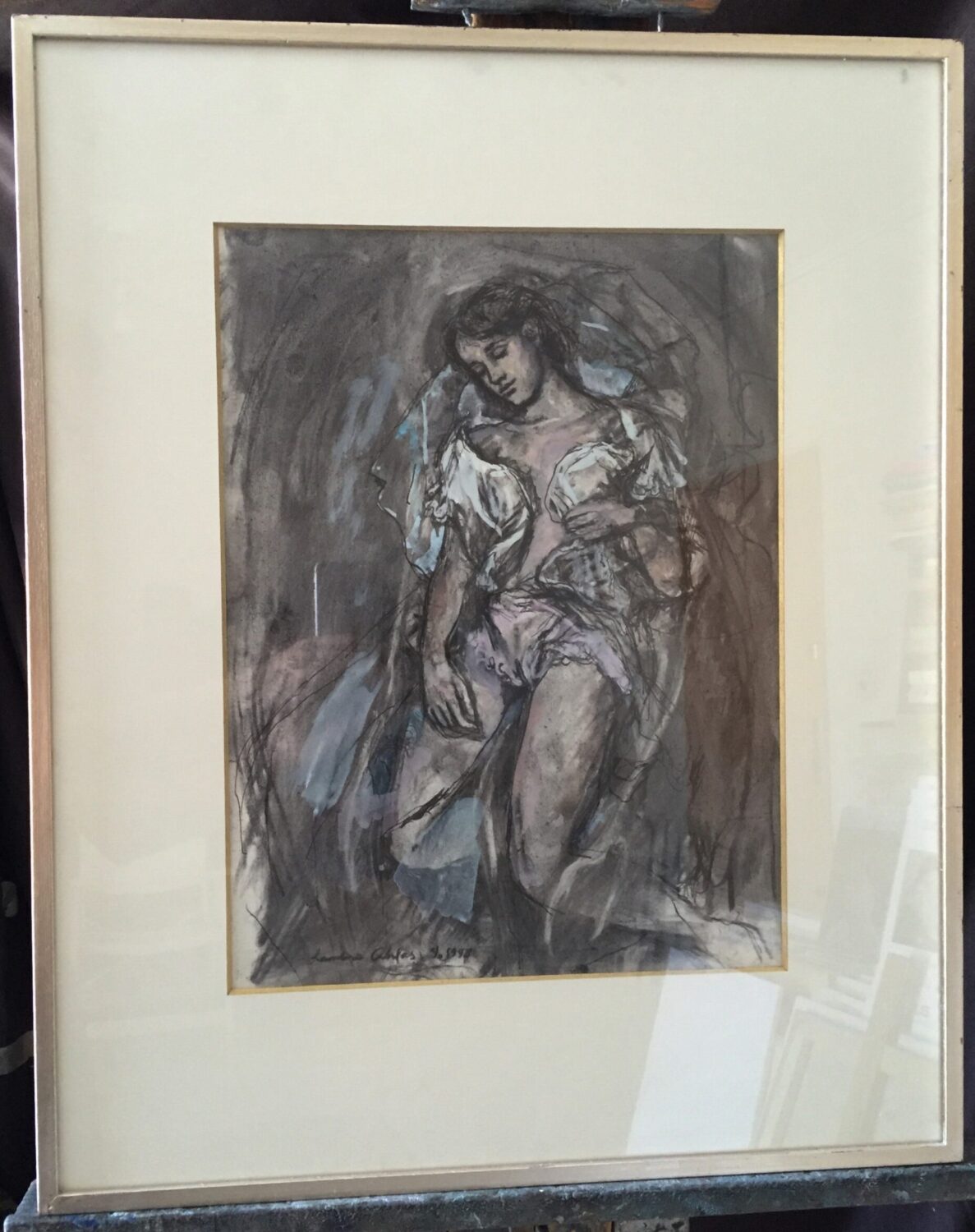 Female Figures — artwork by Lambro Ahlas