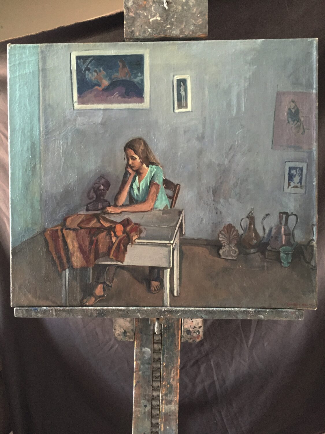 Female Figures — artwork by Lambro Ahlas