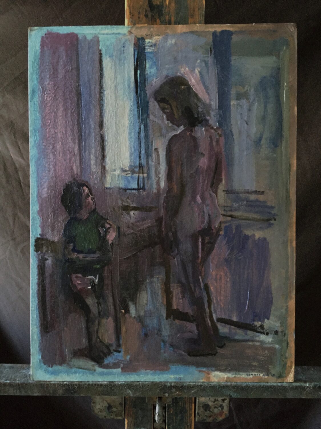 Female Figures — artwork by Lambro Ahlas