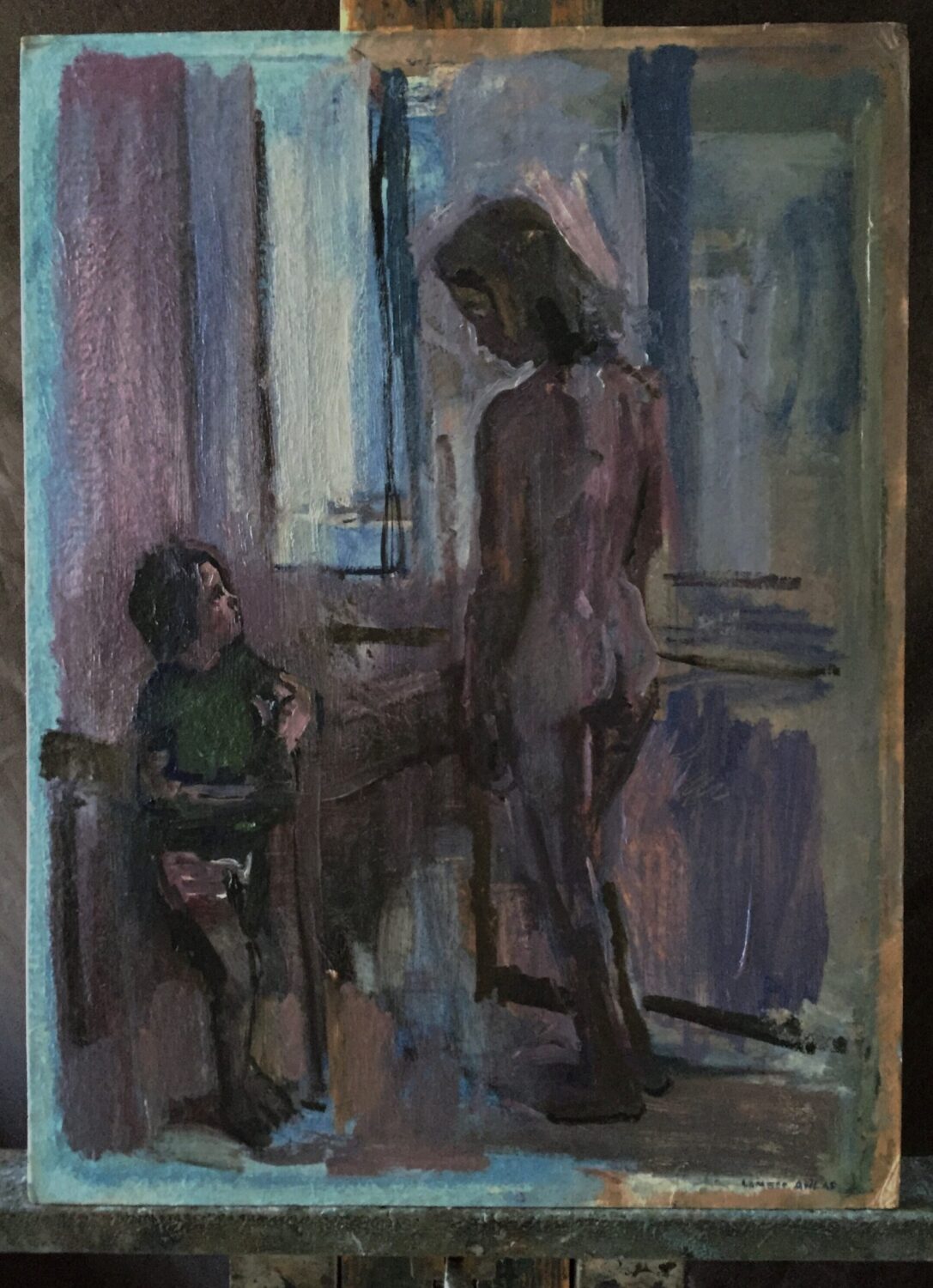 Female Figures — artwork by Lambro Ahlas