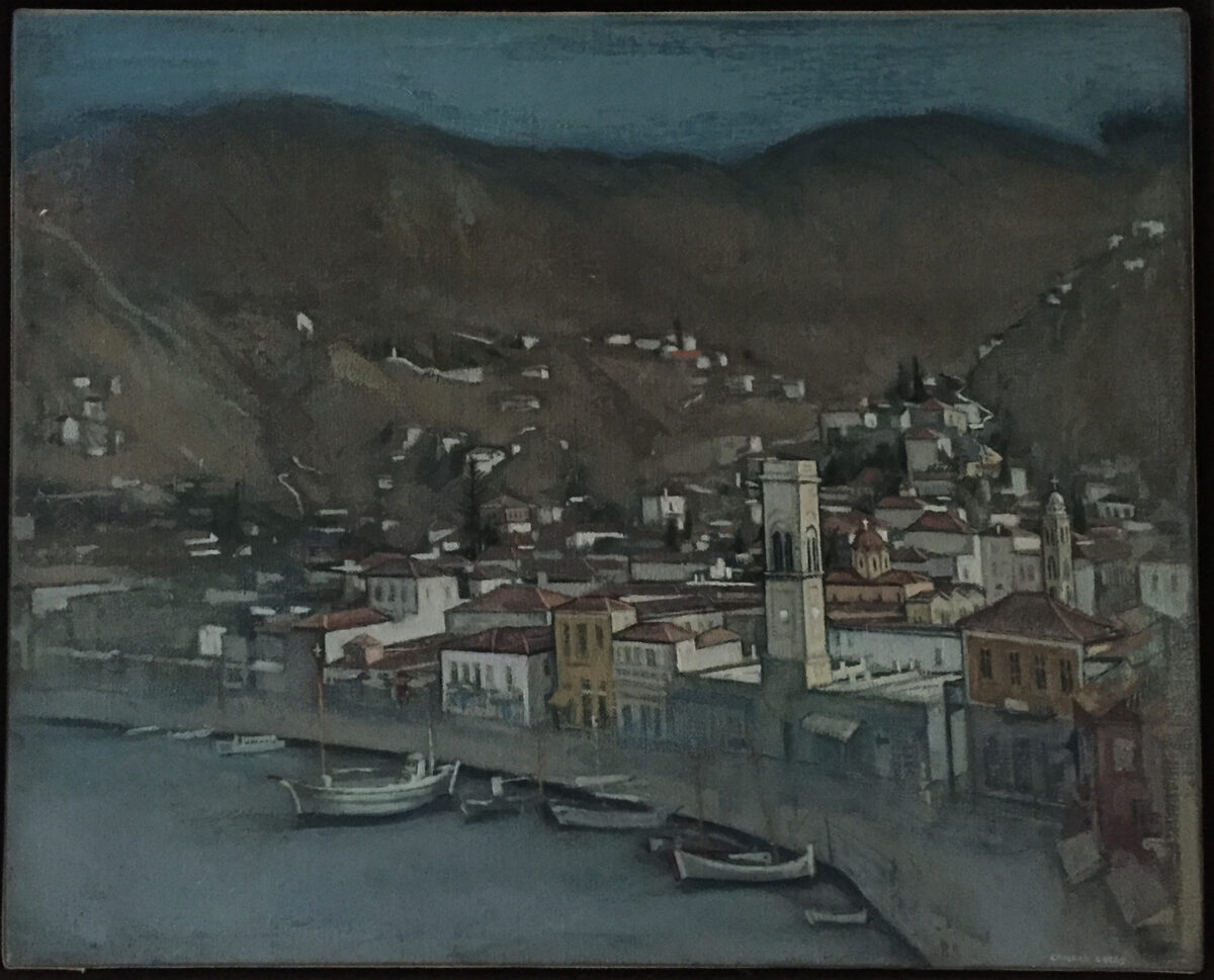 Landscape painting by Lambro Ahlas
