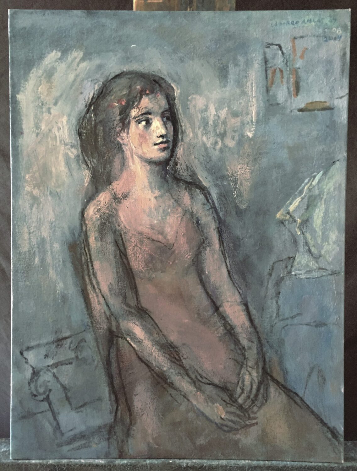 Female Figures — artwork by Lambro Ahlas