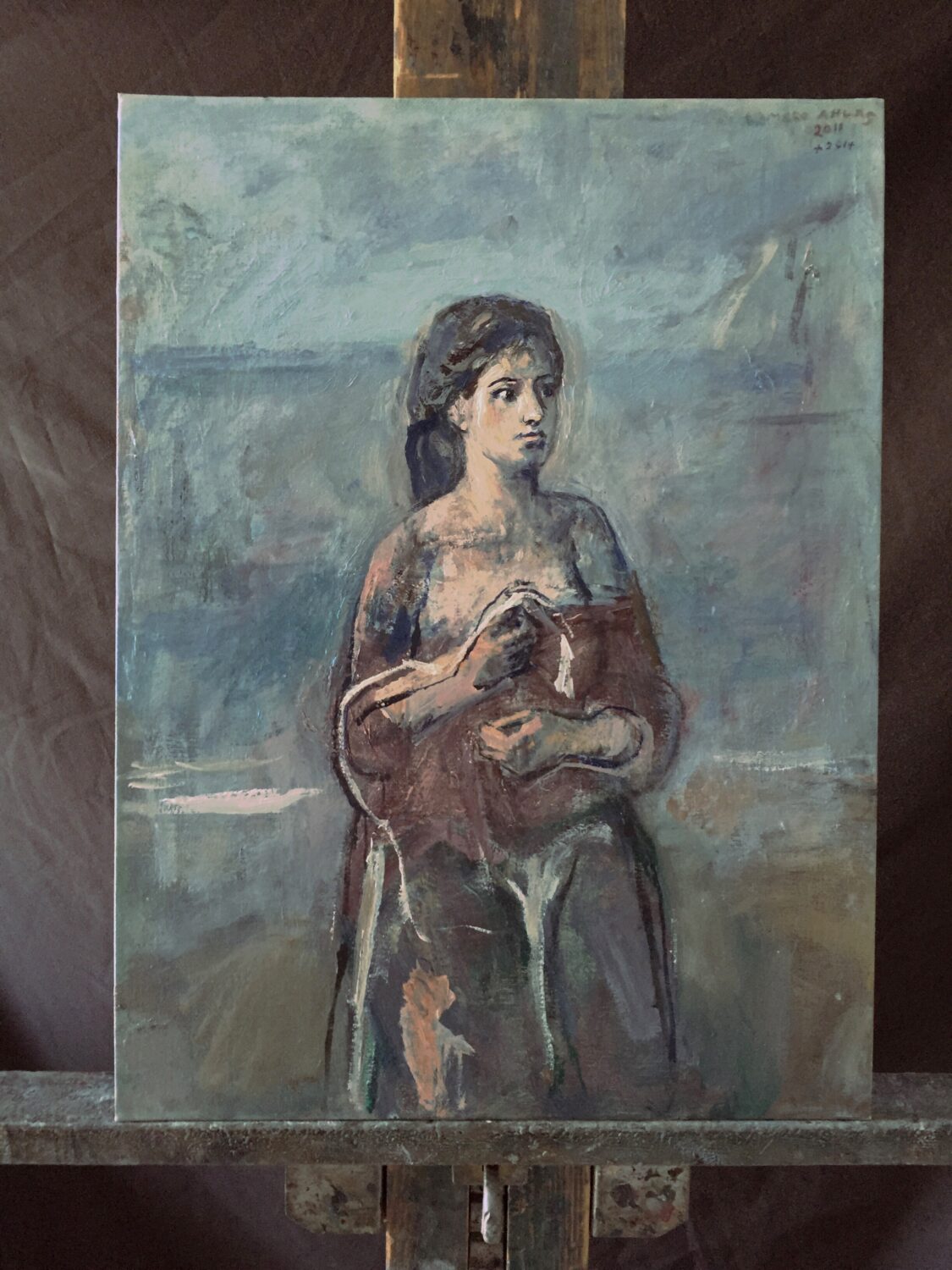 Female Figures — artwork by Lambro Ahlas