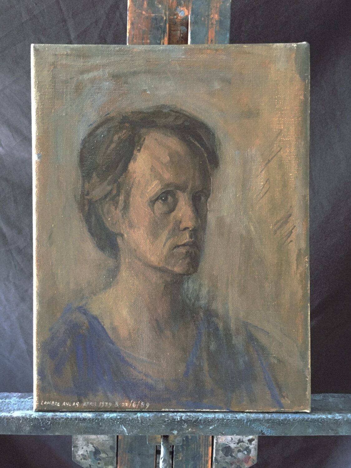 Male portrait by Lambro Ahlas