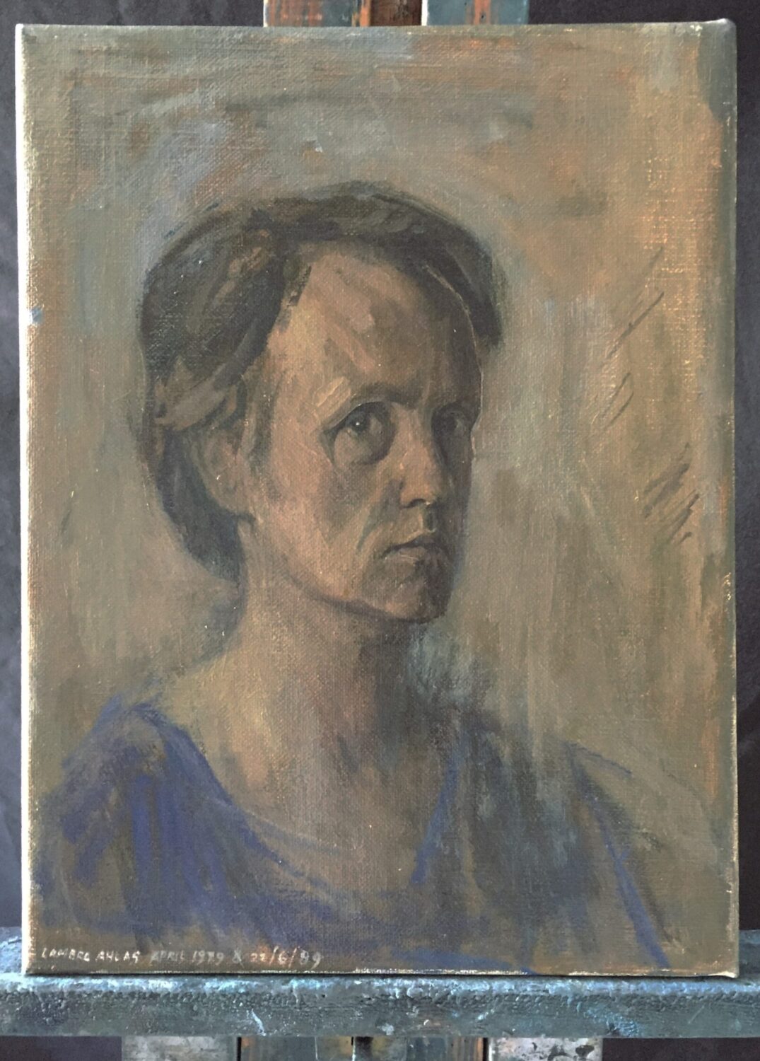 Male portrait by Lambro Ahlas