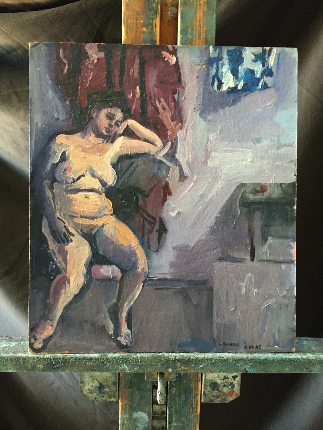 Female Figures — artwork by Lambro Ahlas