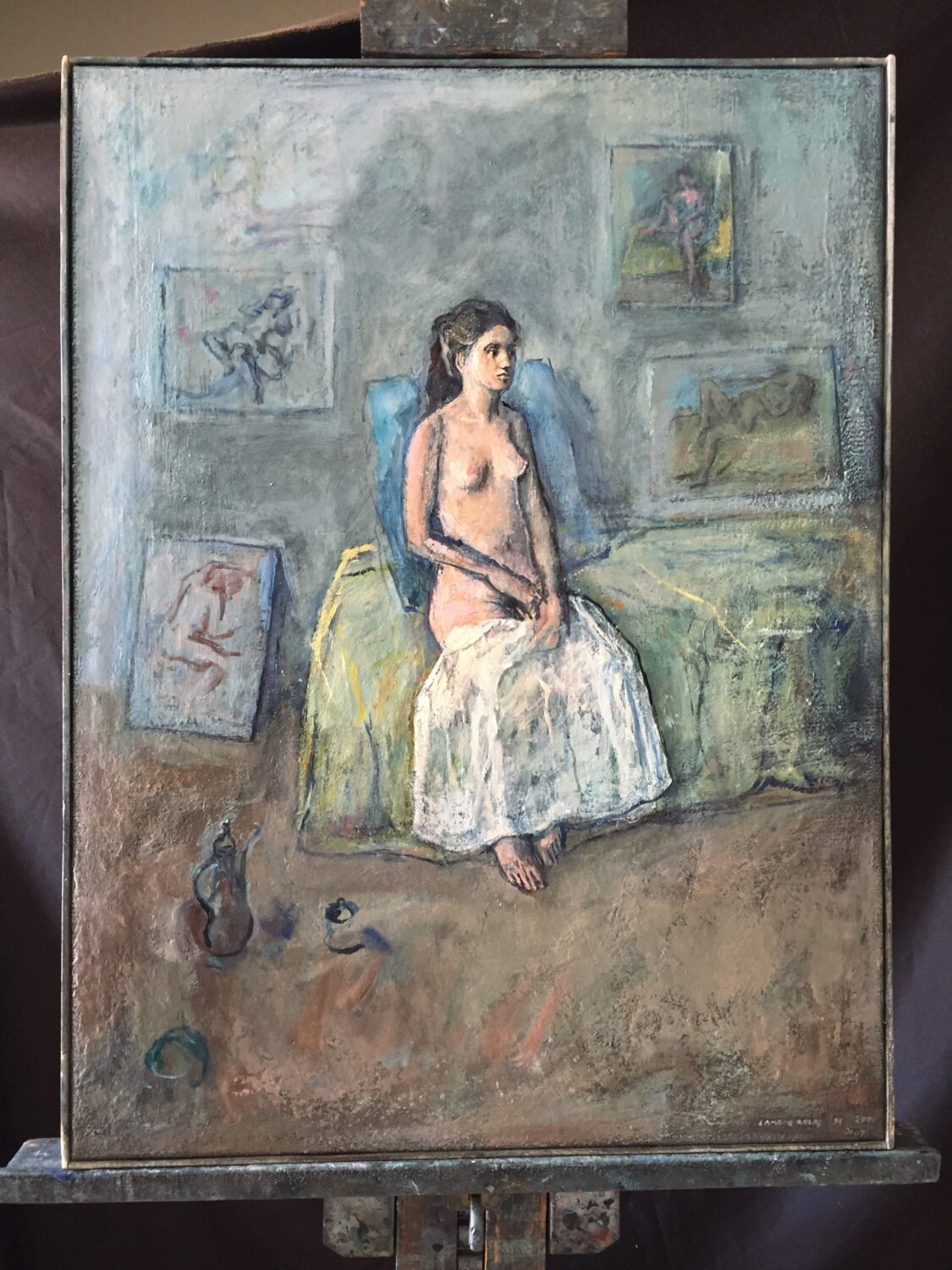 Female Figures — artwork by Lambro Ahlas