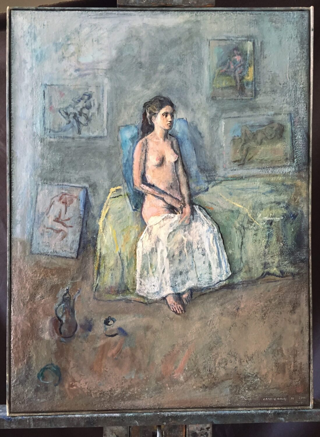 Female Figures — artwork by Lambro Ahlas