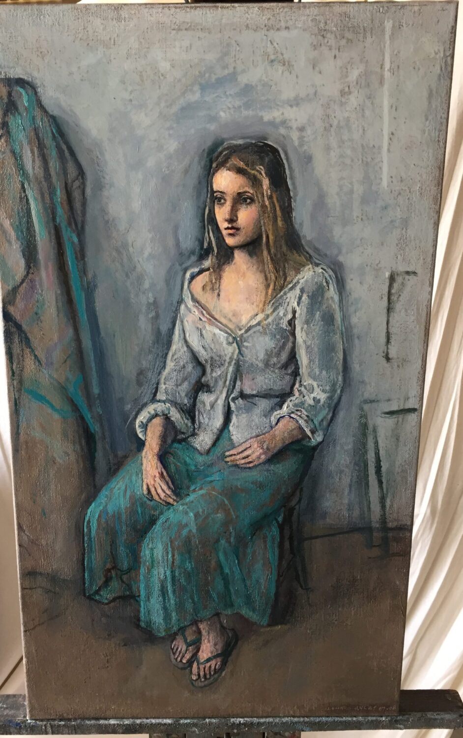 Female Figures — artwork by Lambro Ahlas