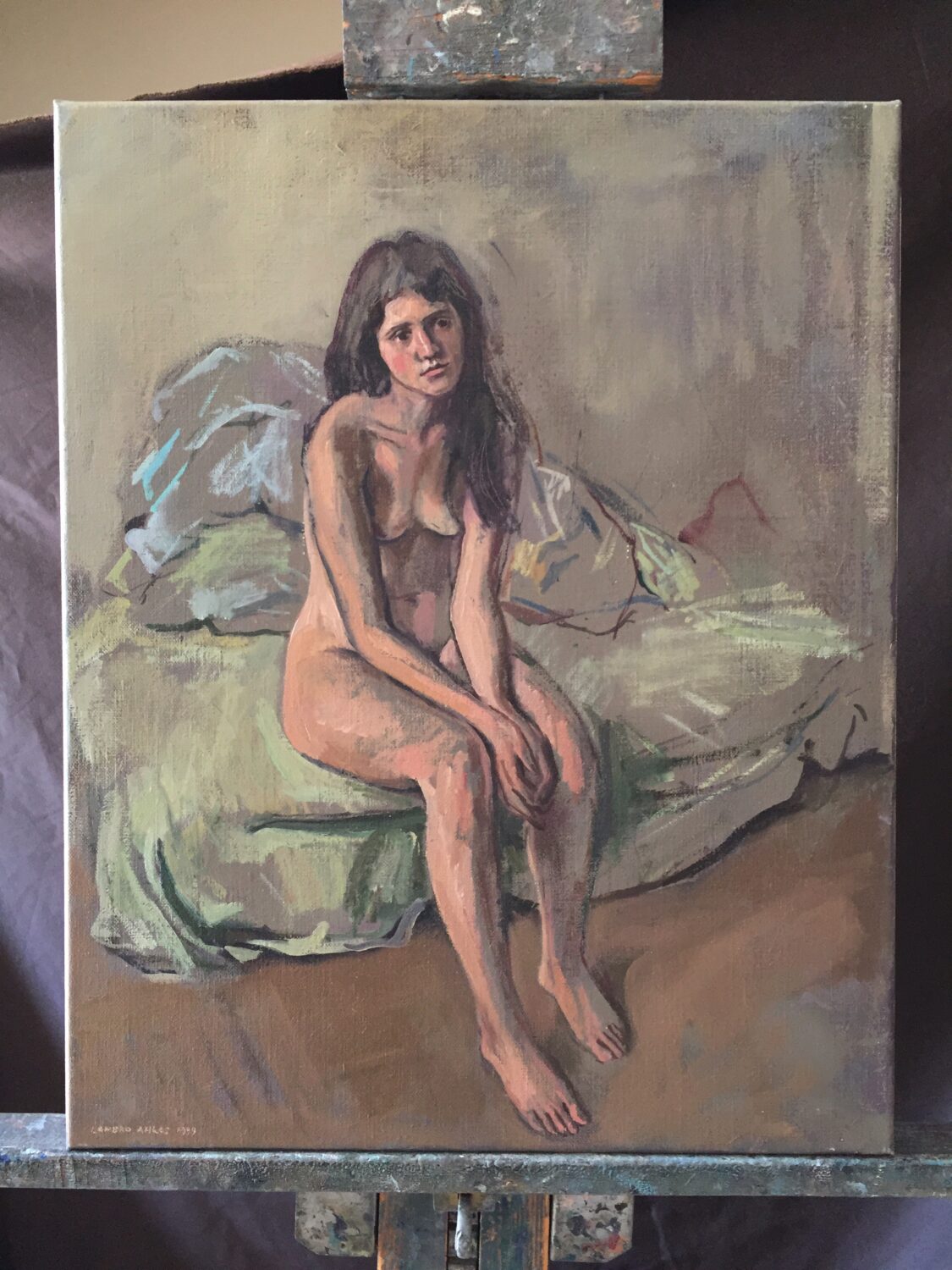 Female Figures — artwork by Lambro Ahlas