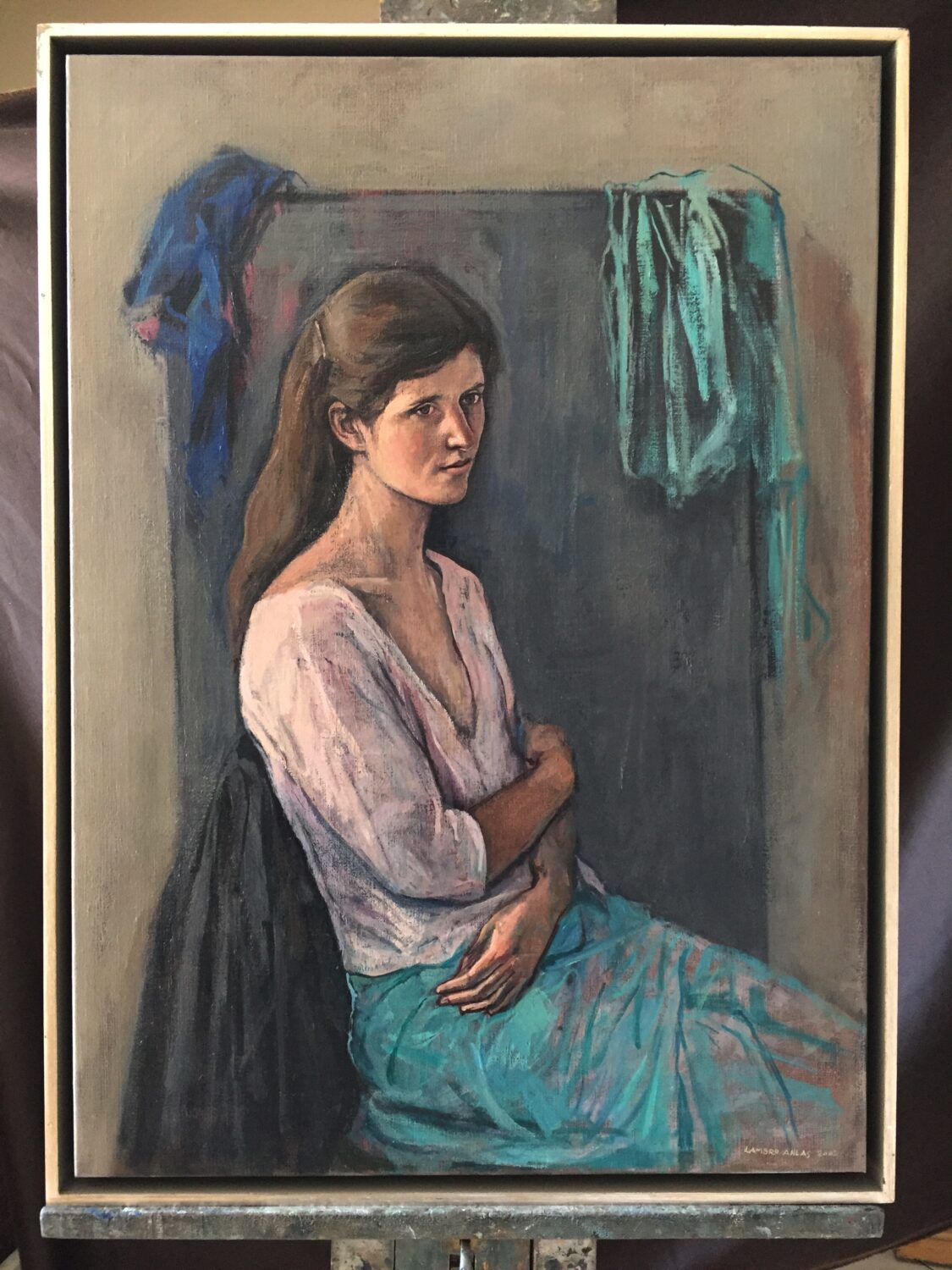 Female Figures — artwork by Lambro Ahlas