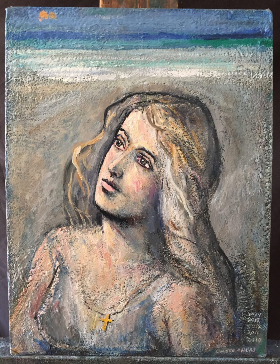 Female Figures — artwork by Lambro Ahlas