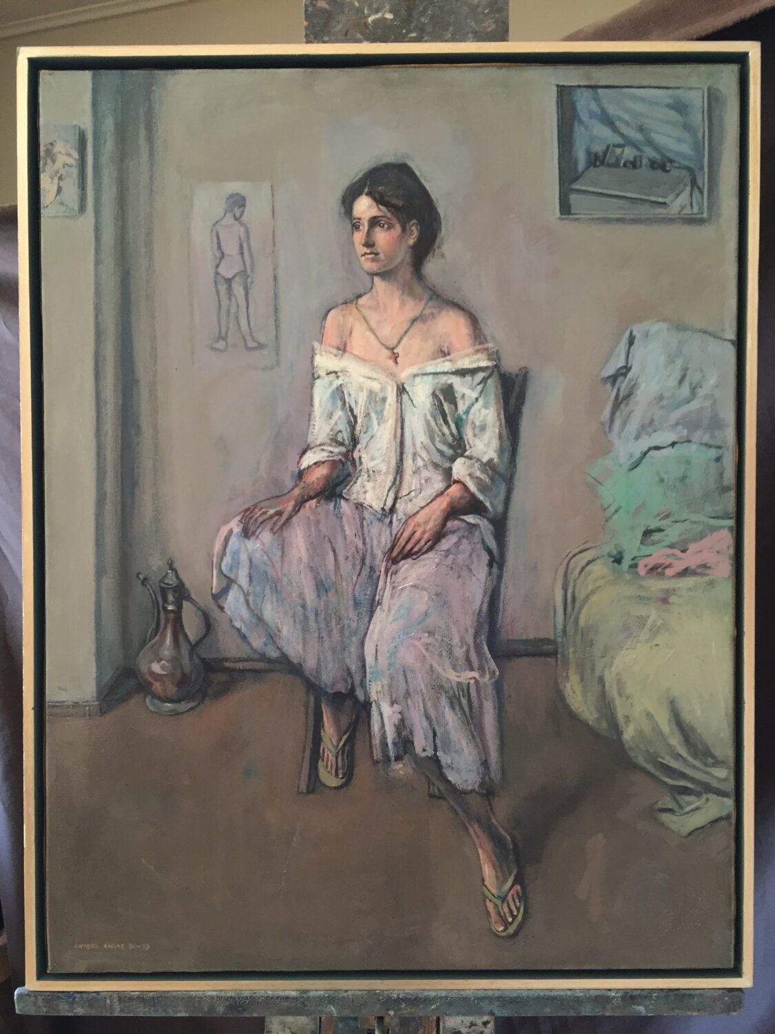 Female Figures — artwork by Lambro Ahlas