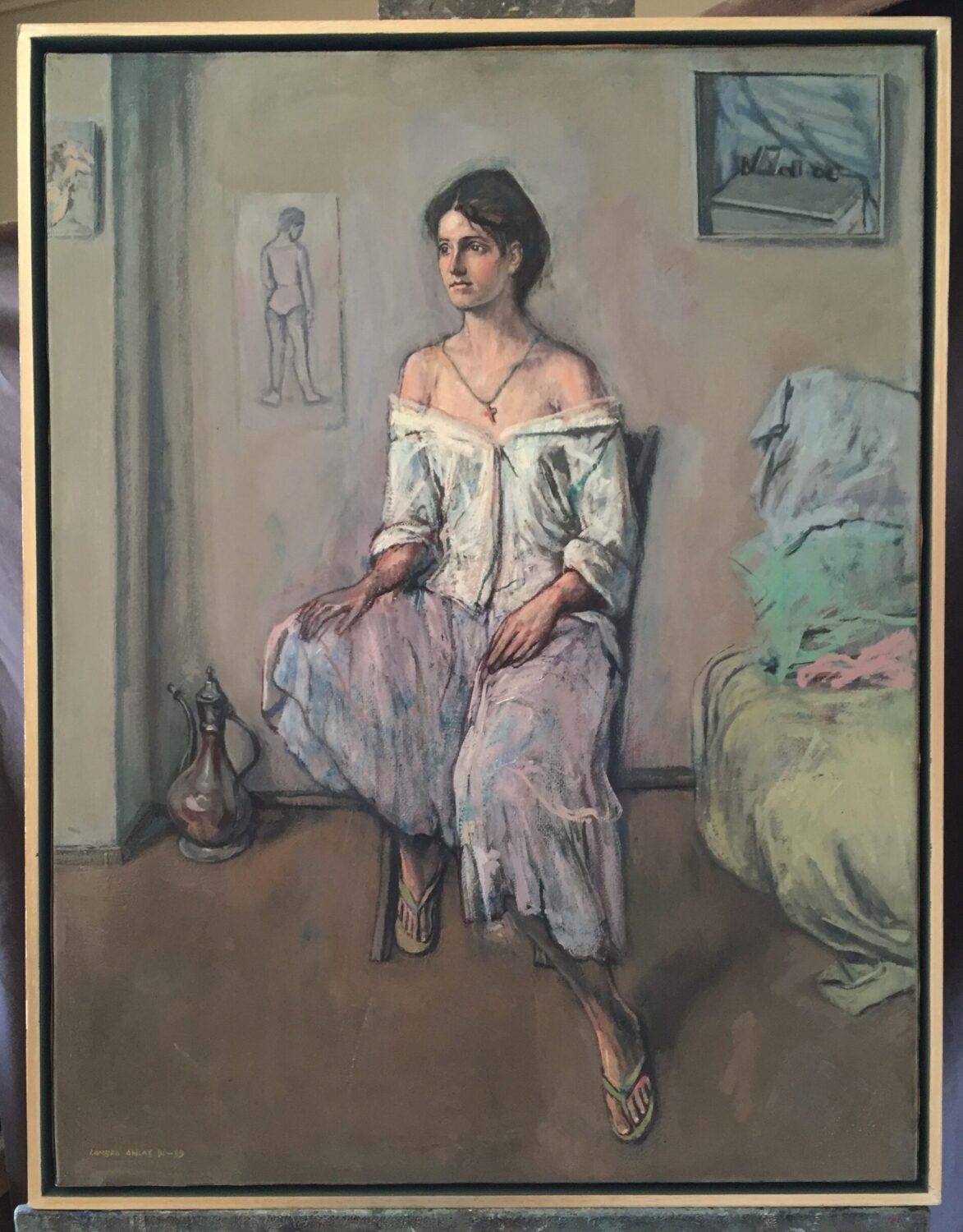 Female Figures — artwork by Lambro Ahlas