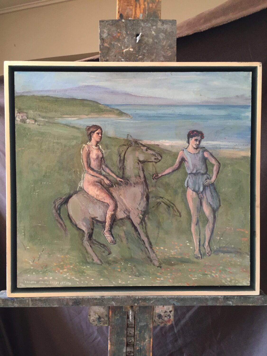 Female Figures — artwork by Lambro Ahlas