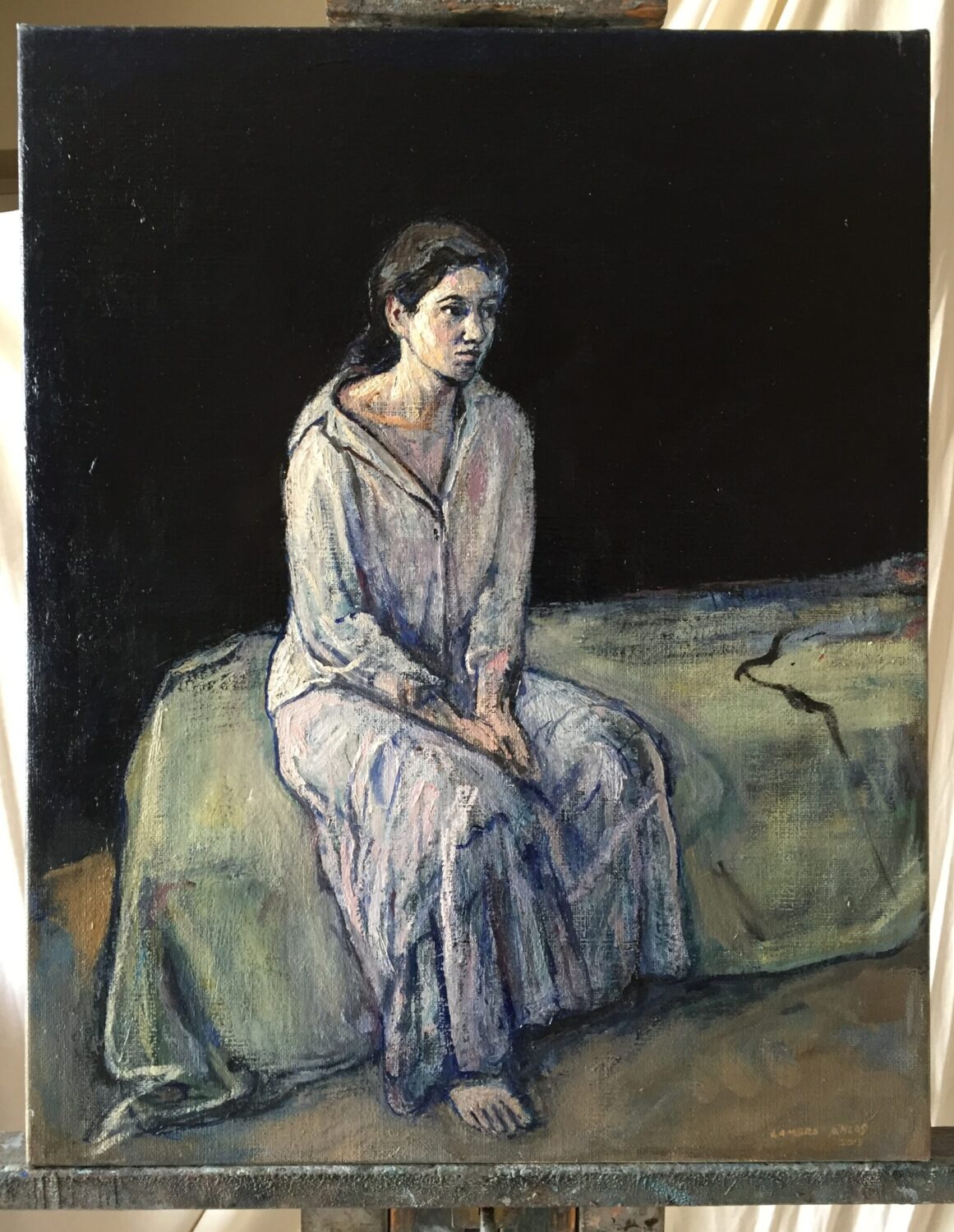 Female Figures — artwork by Lambro Ahlas
