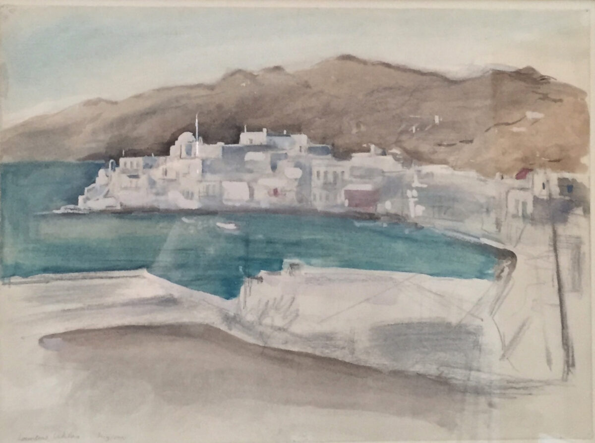 Landscape painting by Lambro Ahlas