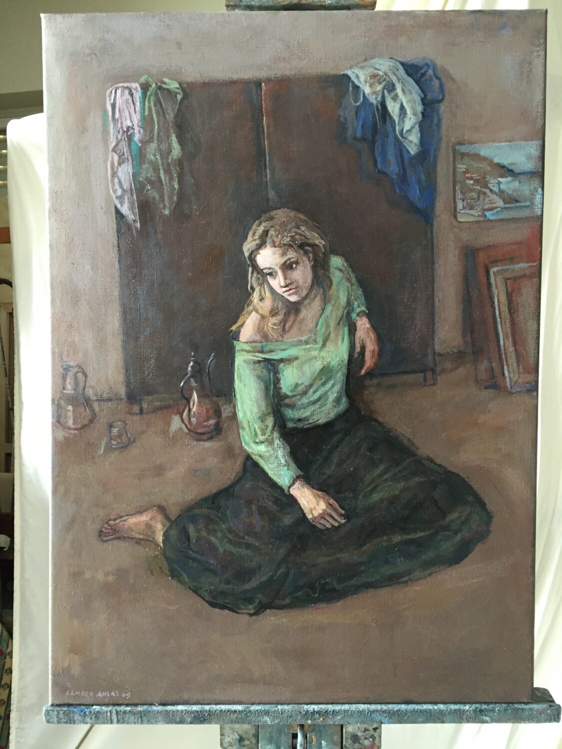 Female Figures — artwork by Lambro Ahlas