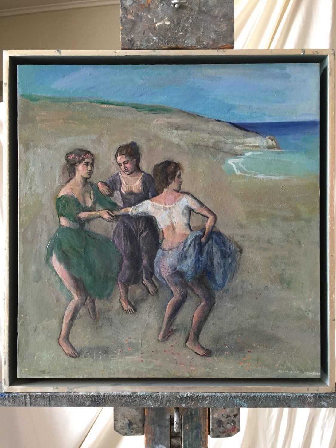 Female Figures — artwork by Lambro Ahlas