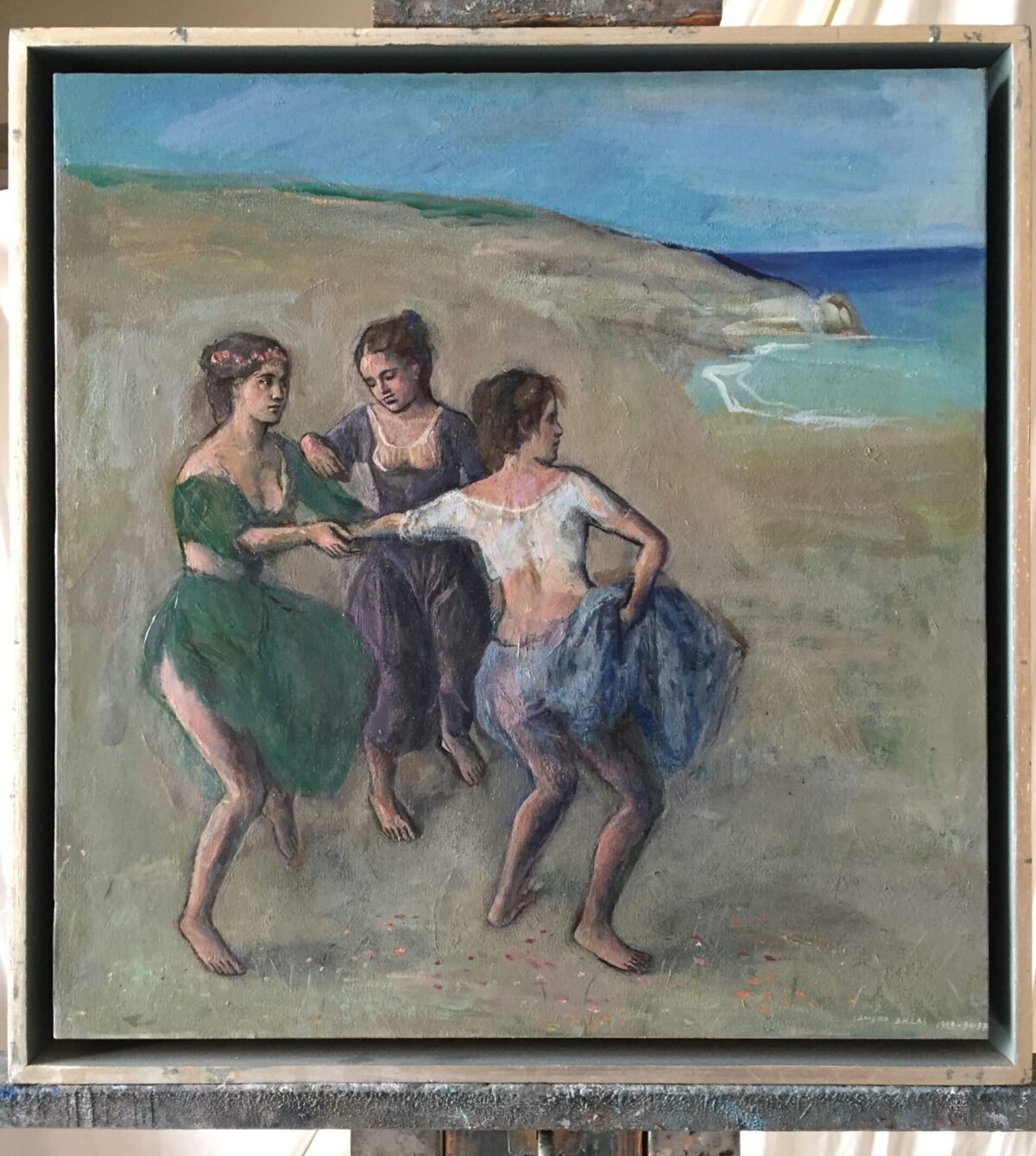 Female Figures — artwork by Lambro Ahlas