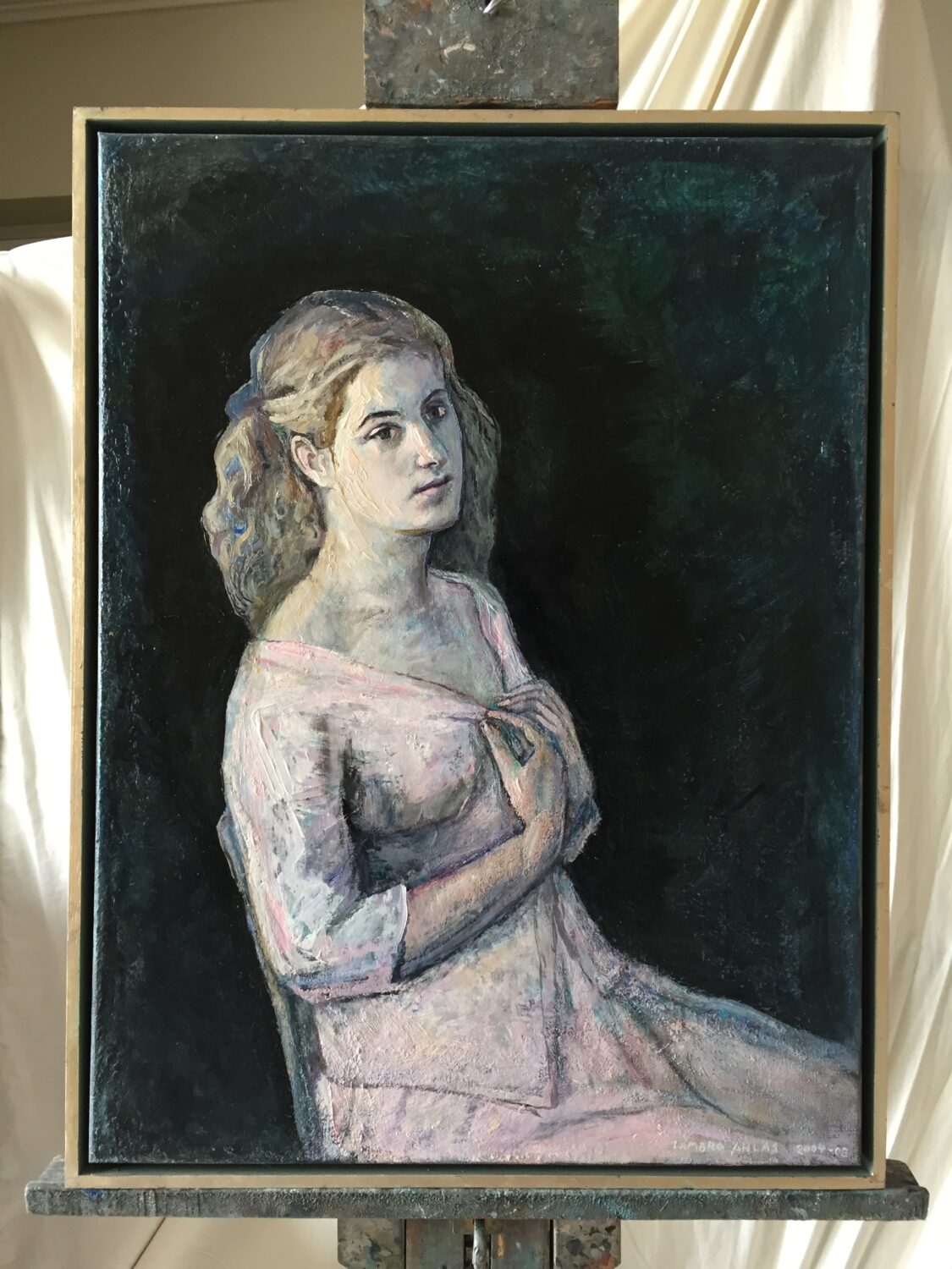 Female Figures — artwork by Lambro Ahlas