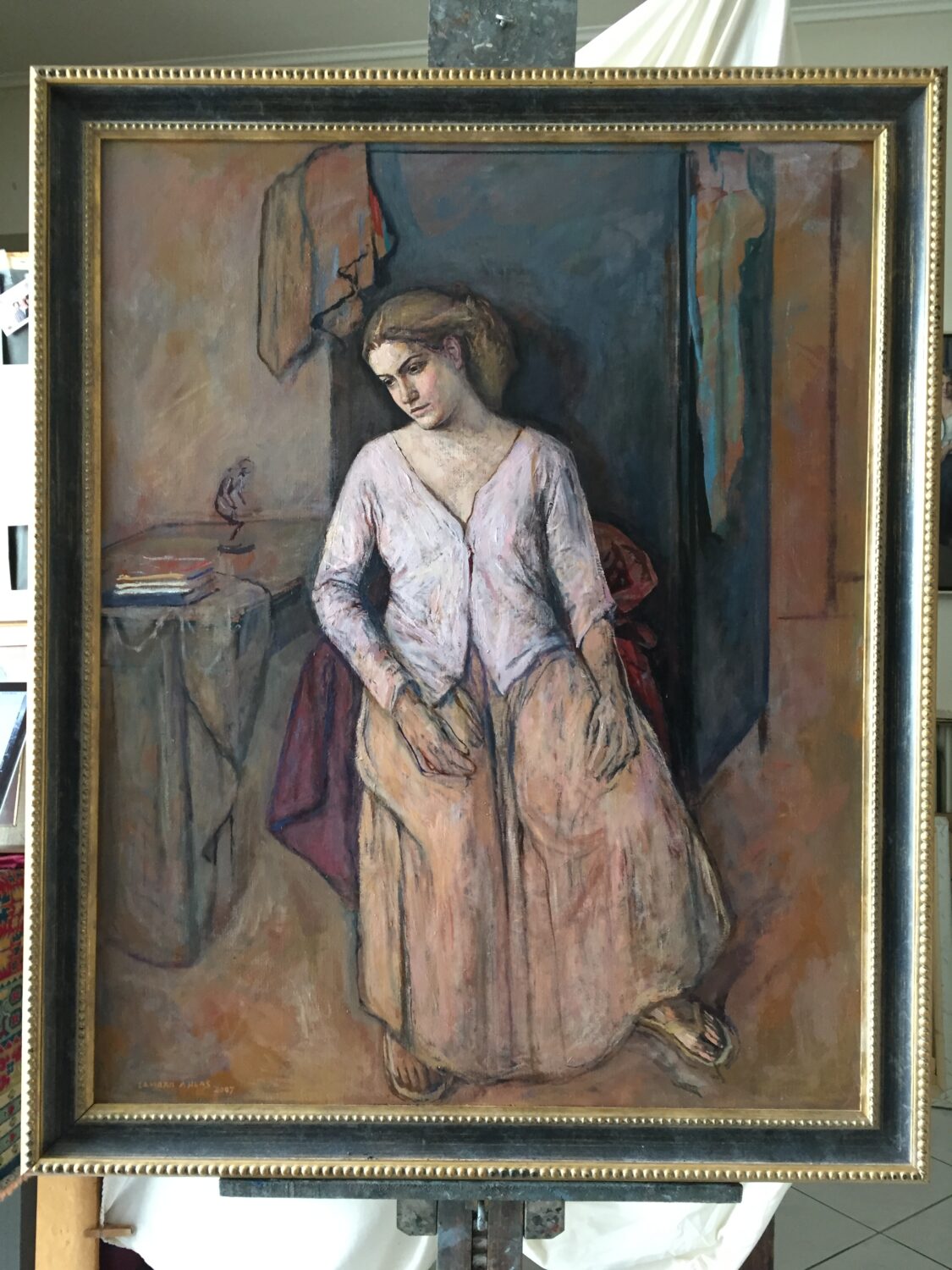 Female Figures — artwork by Lambro Ahlas