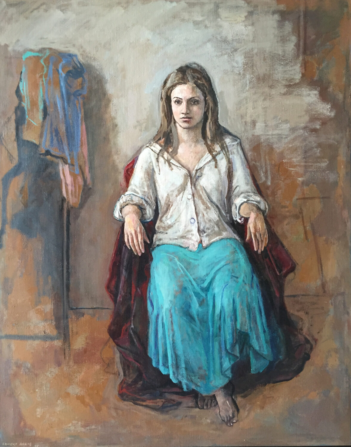 Female Figures — artwork by Lambro Ahlas