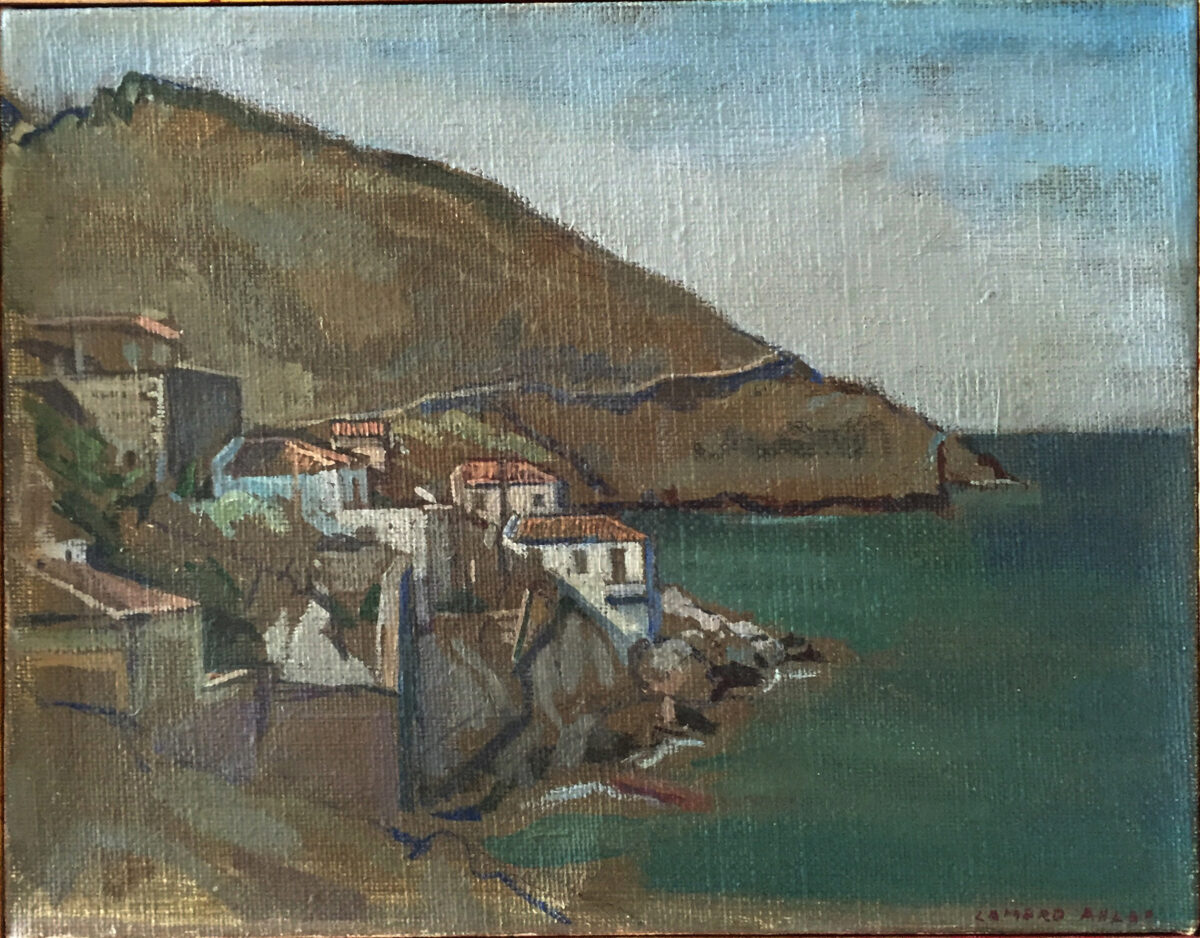 Landscape painting by Lambro Ahlas