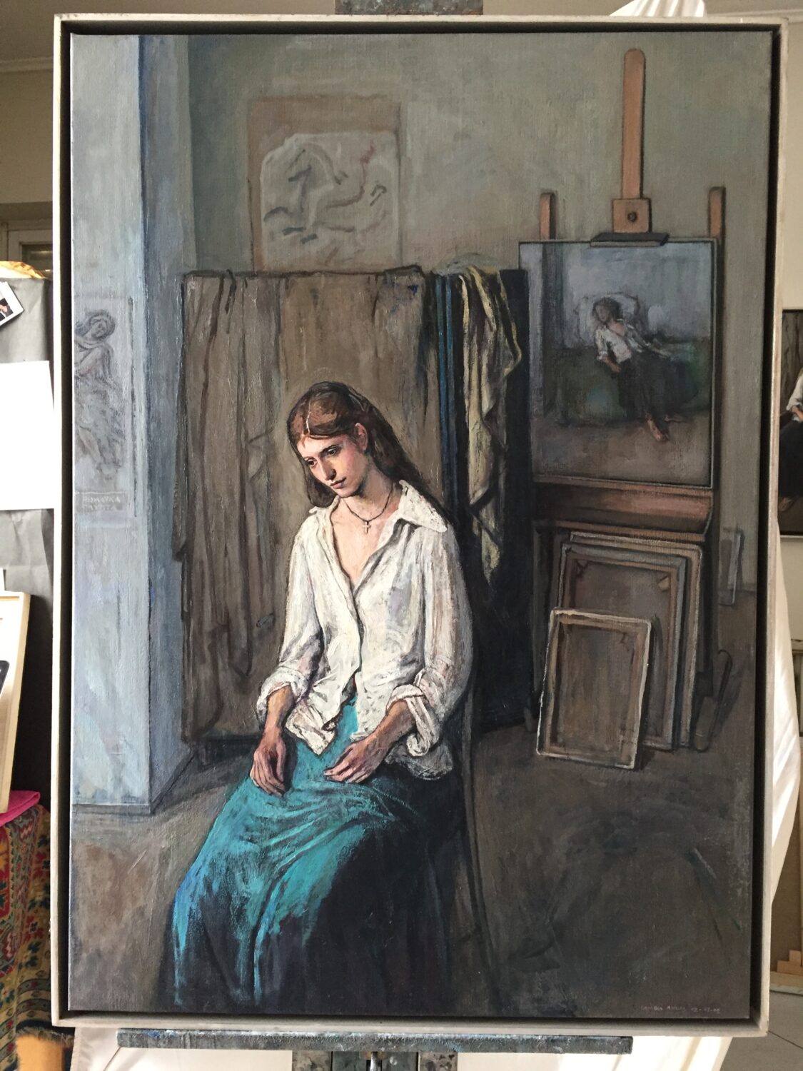 Female Figures — artwork by Lambro Ahlas
