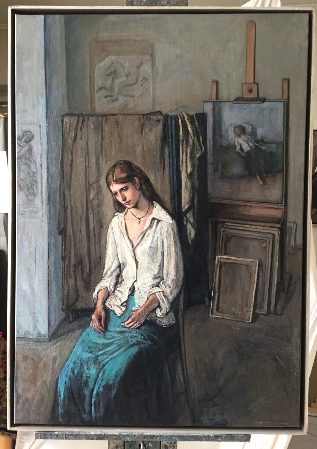 Female Figures — artwork by Lambro Ahlas