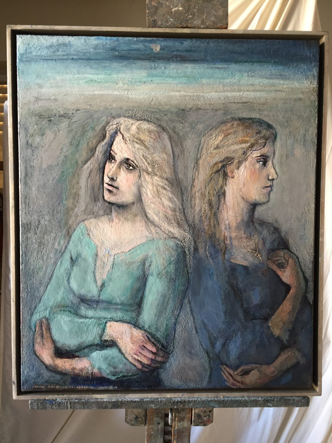 Female Figures — artwork by Lambro Ahlas