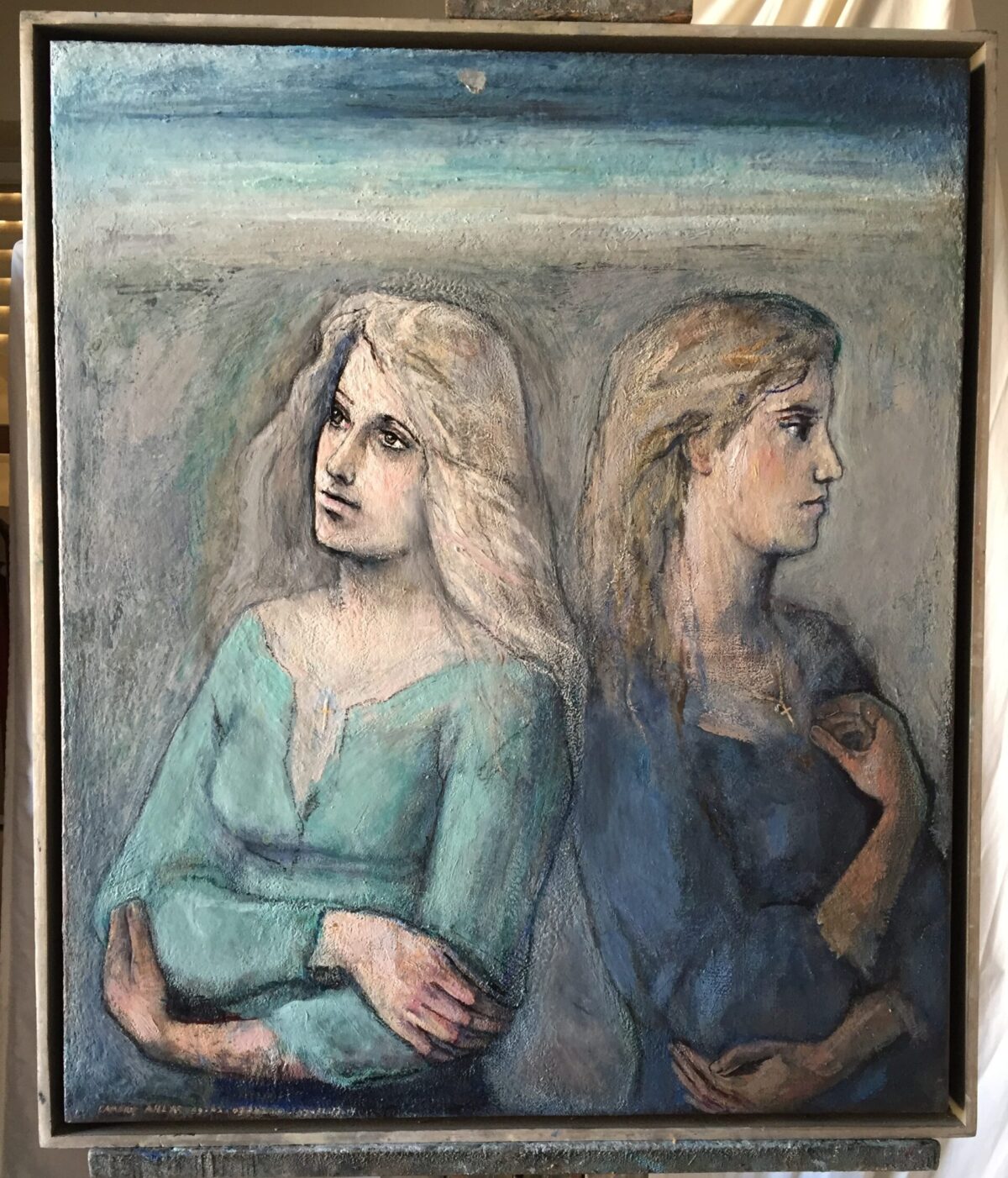 Female Figures — artwork by Lambro Ahlas