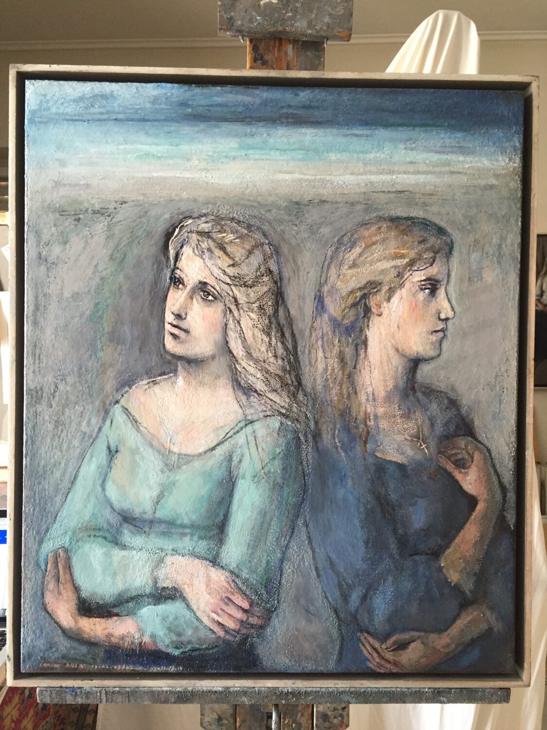 Female Figures — artwork by Lambro Ahlas