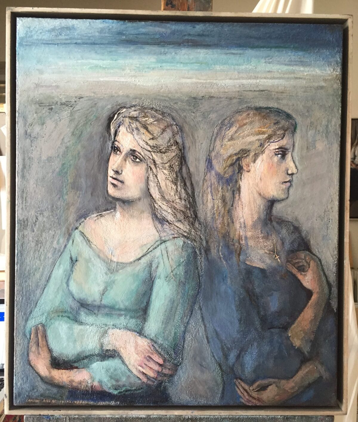 Female Figures — artwork by Lambro Ahlas