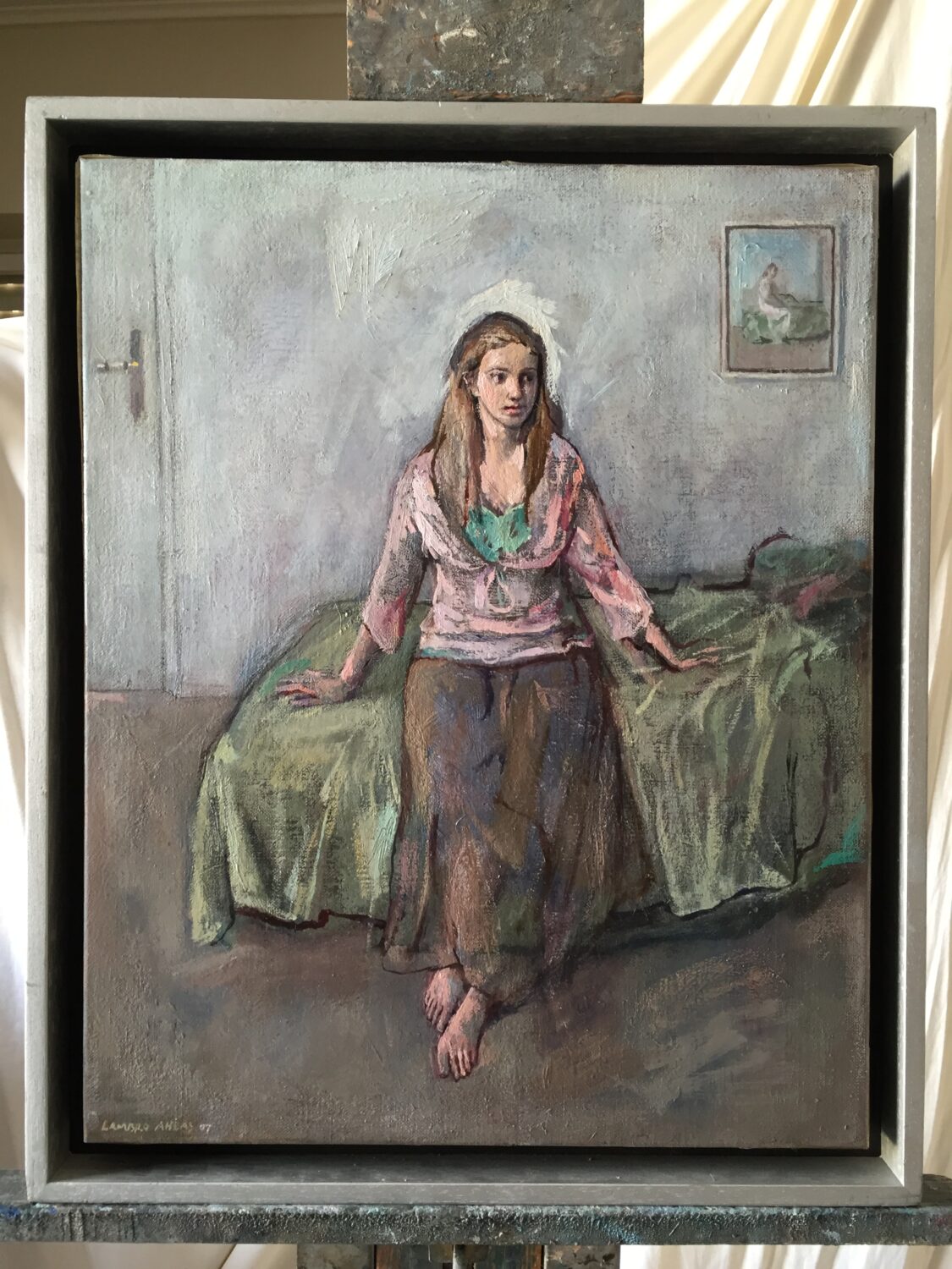 Female Figures — artwork by Lambro Ahlas