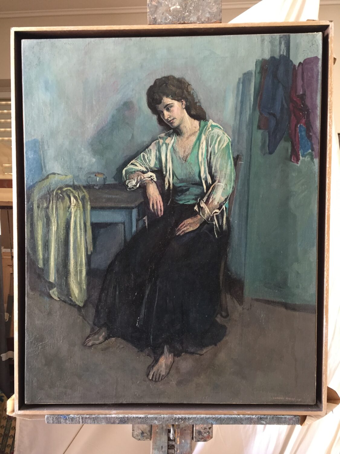 Female Figures — artwork by Lambro Ahlas