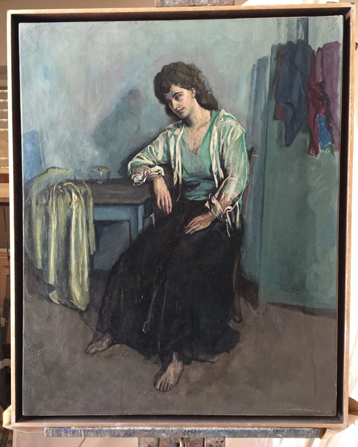 Female Figures — artwork by Lambro Ahlas
