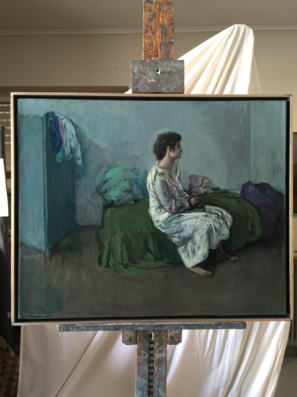Female Figures — artwork by Lambro Ahlas