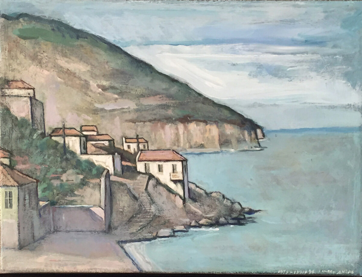 Landscape painting by Lambro Ahlas