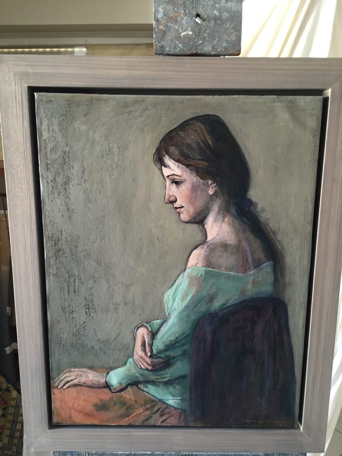 Female Figures — artwork by Lambro Ahlas