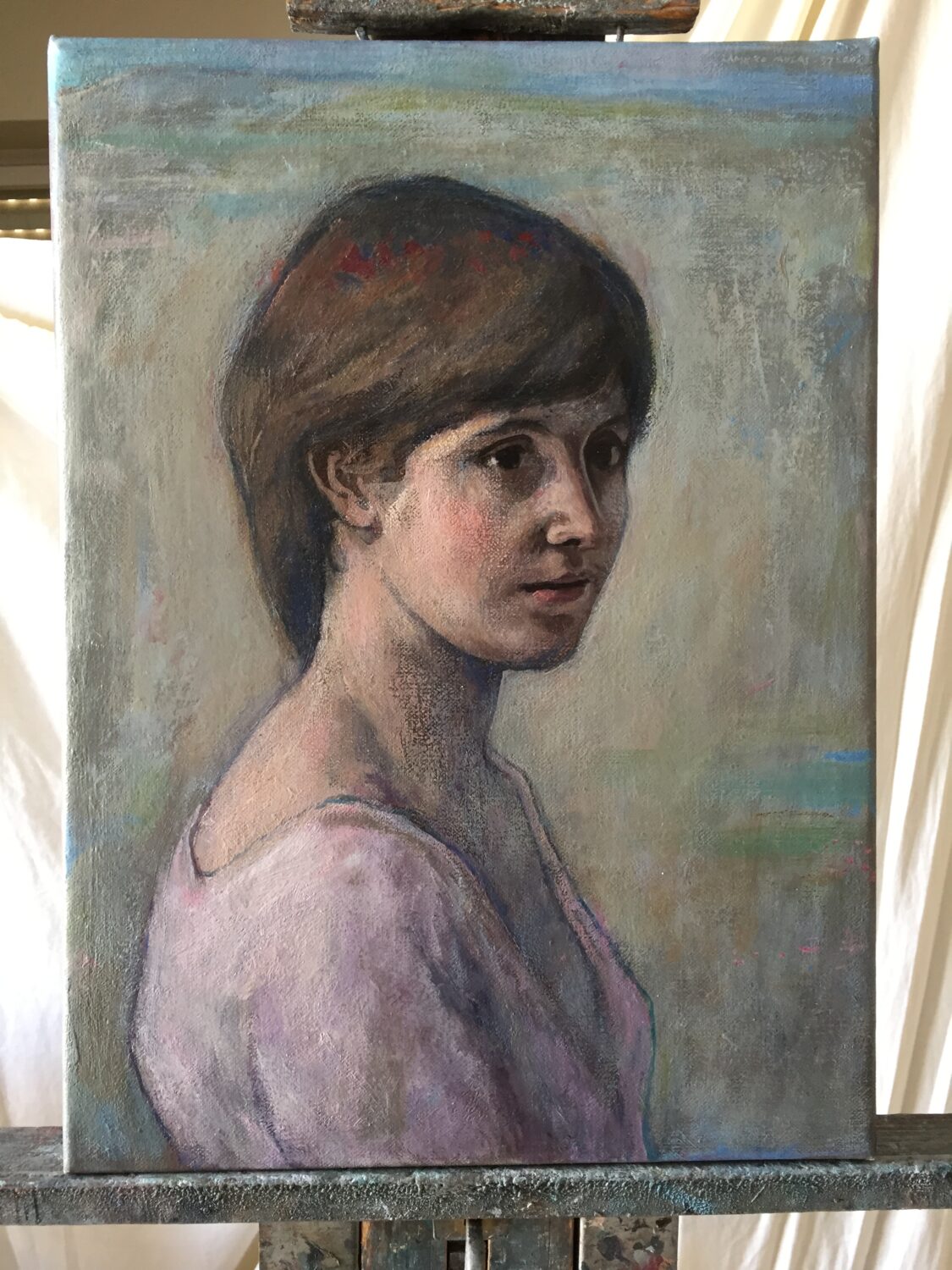 Female Figures — artwork by Lambro Ahlas
