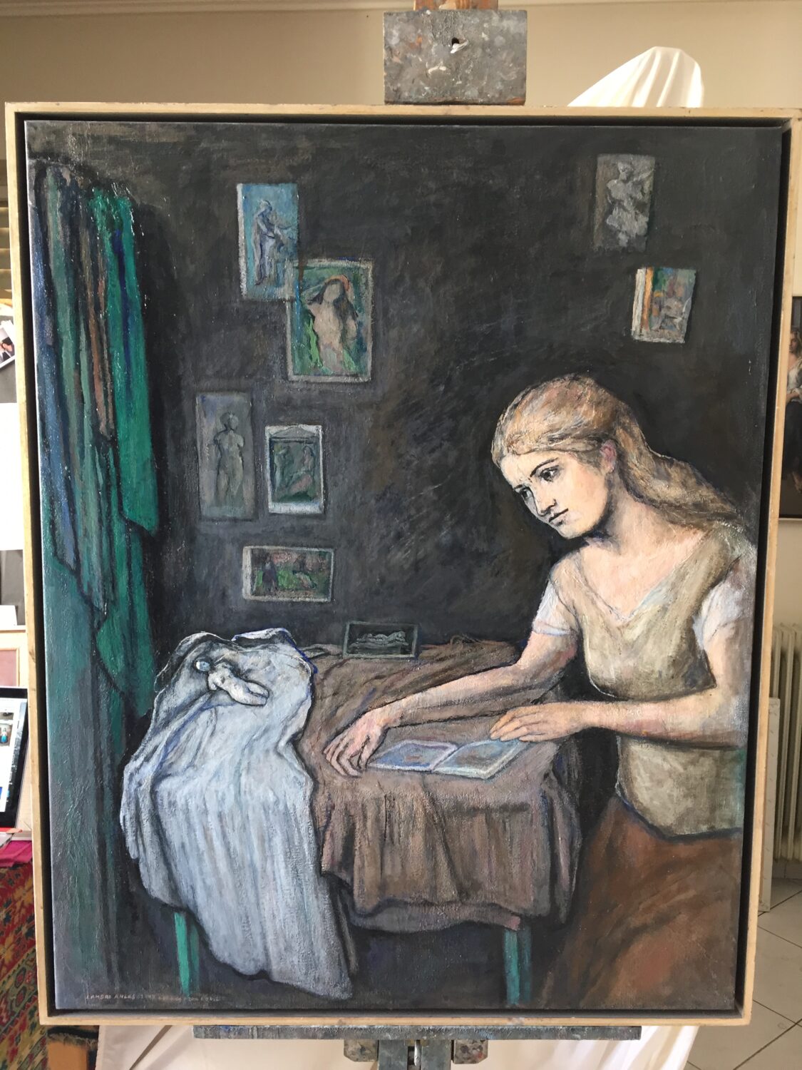 Female Figures — artwork by Lambro Ahlas