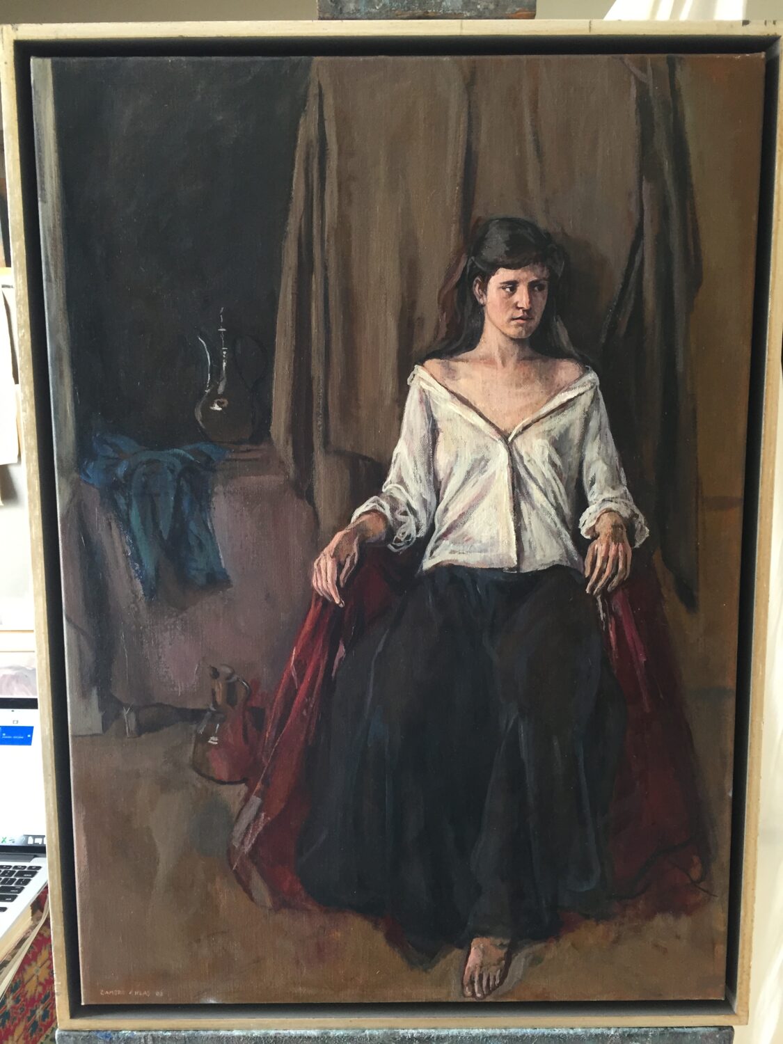 Female Figures — artwork by Lambro Ahlas