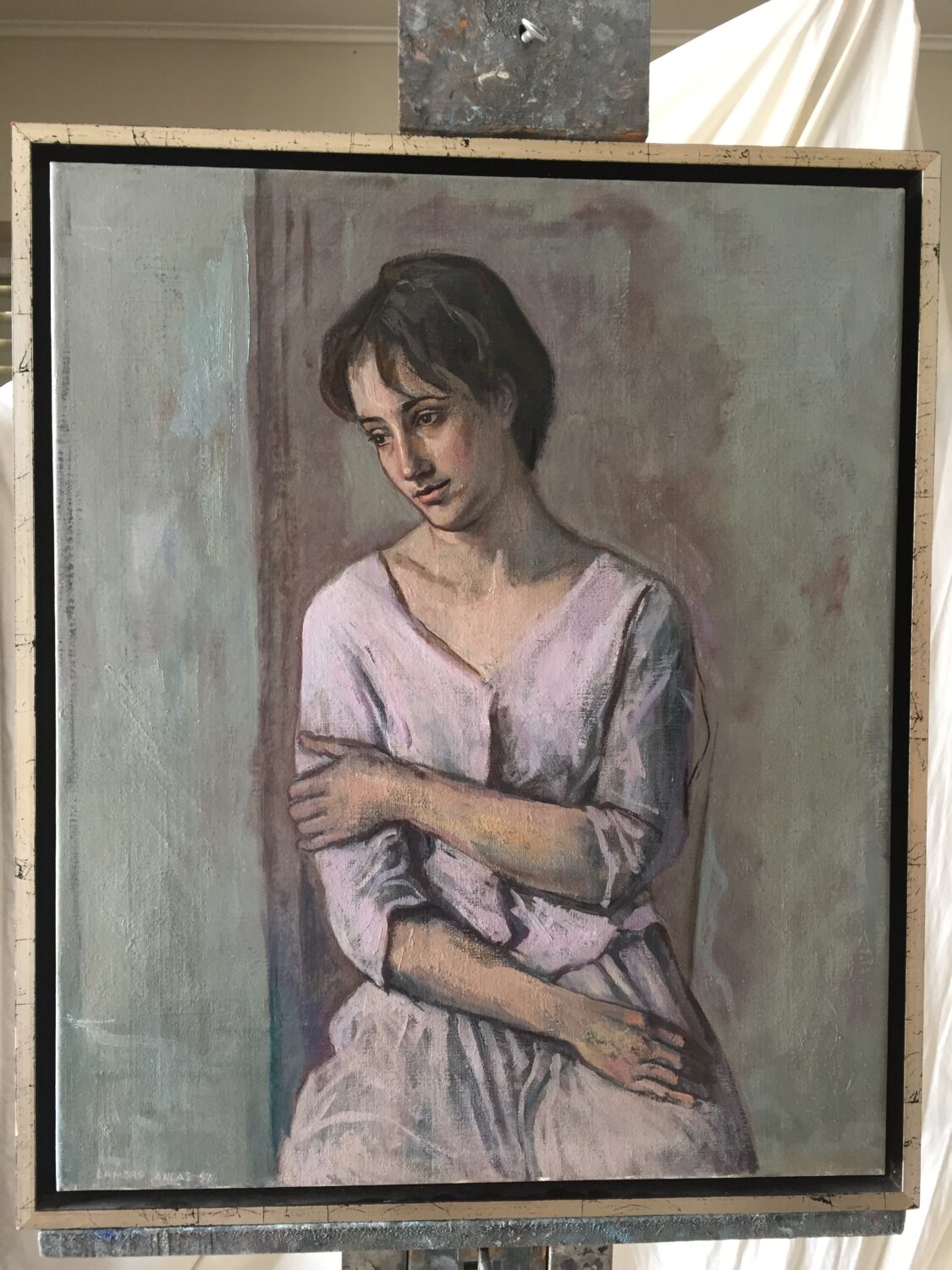 Female Figures — artwork by Lambro Ahlas