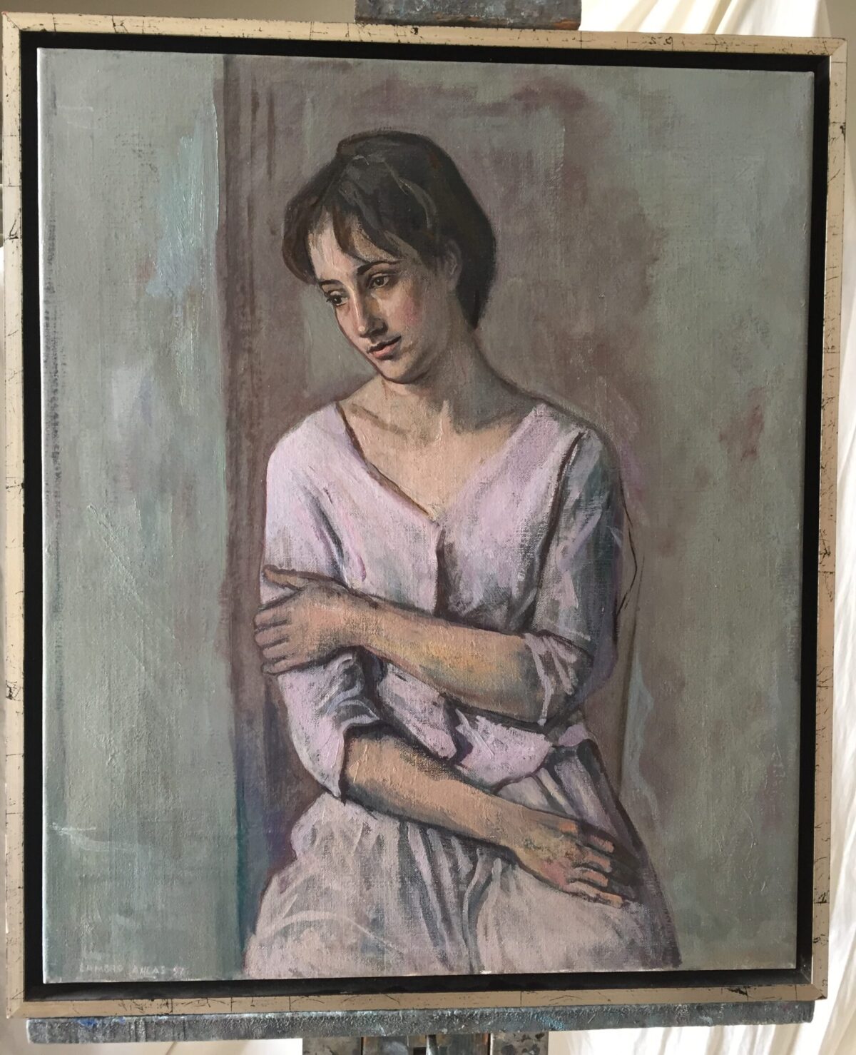 Female Figures — artwork by Lambro Ahlas