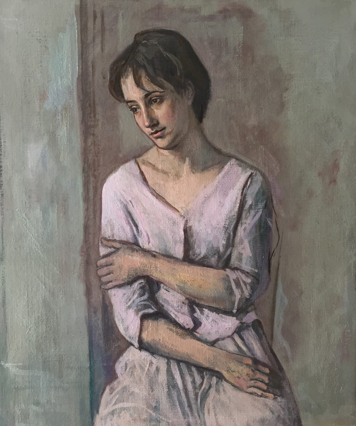 Female Figures — artwork by Lambro Ahlas