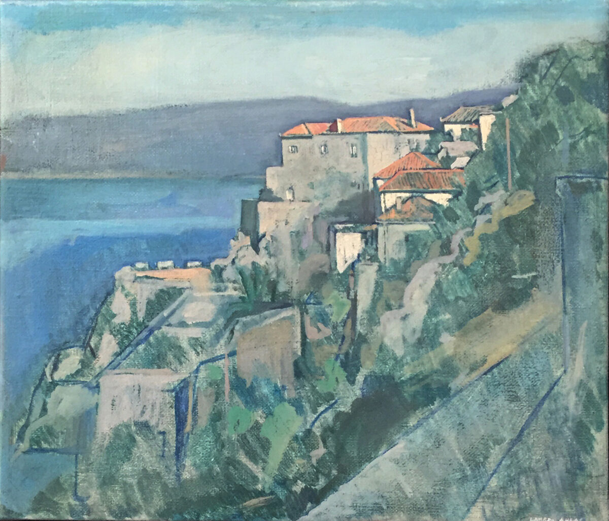 Landscape painting by Lambro Ahlas