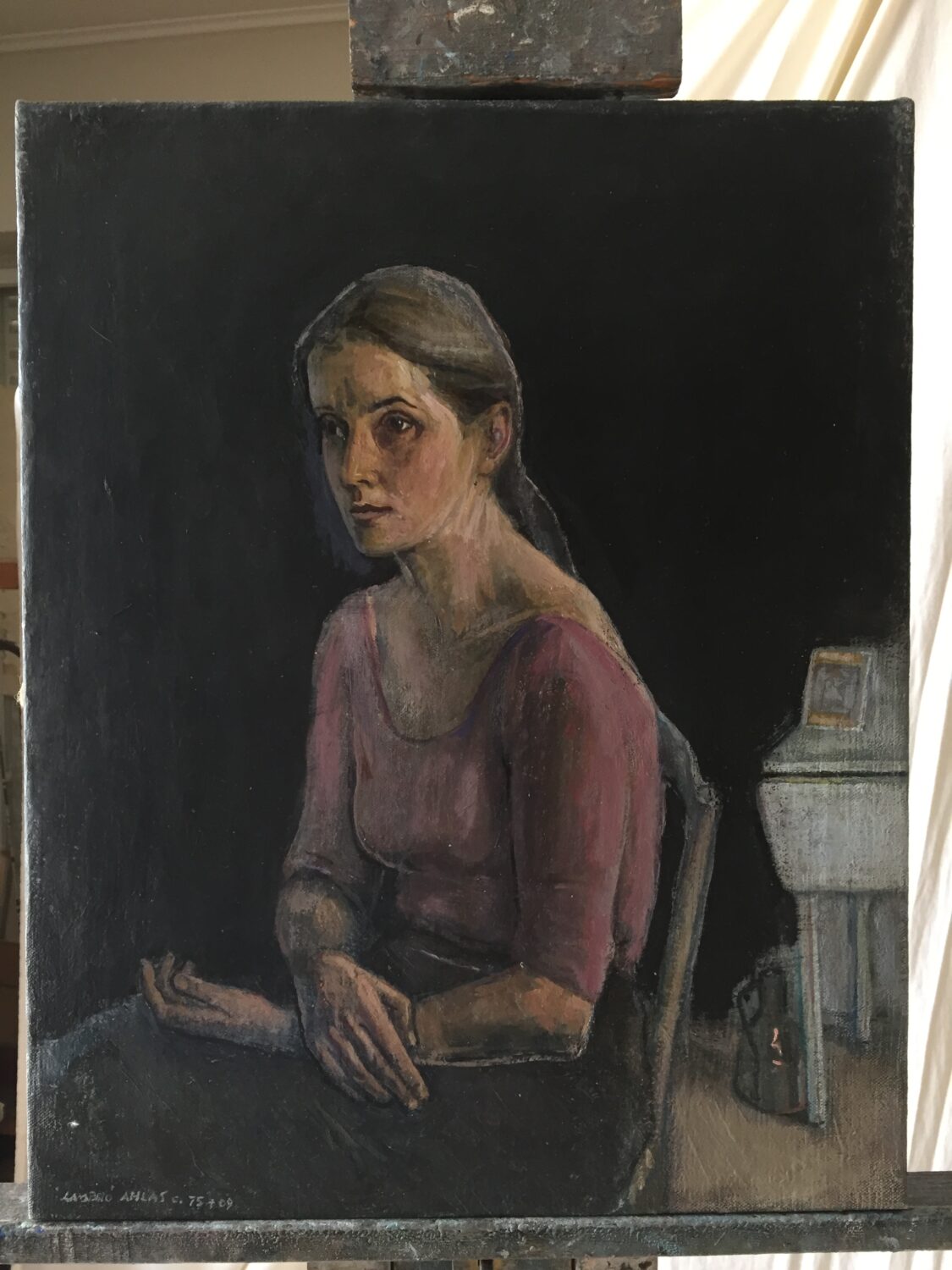 Female Figures — artwork by Lambro Ahlas