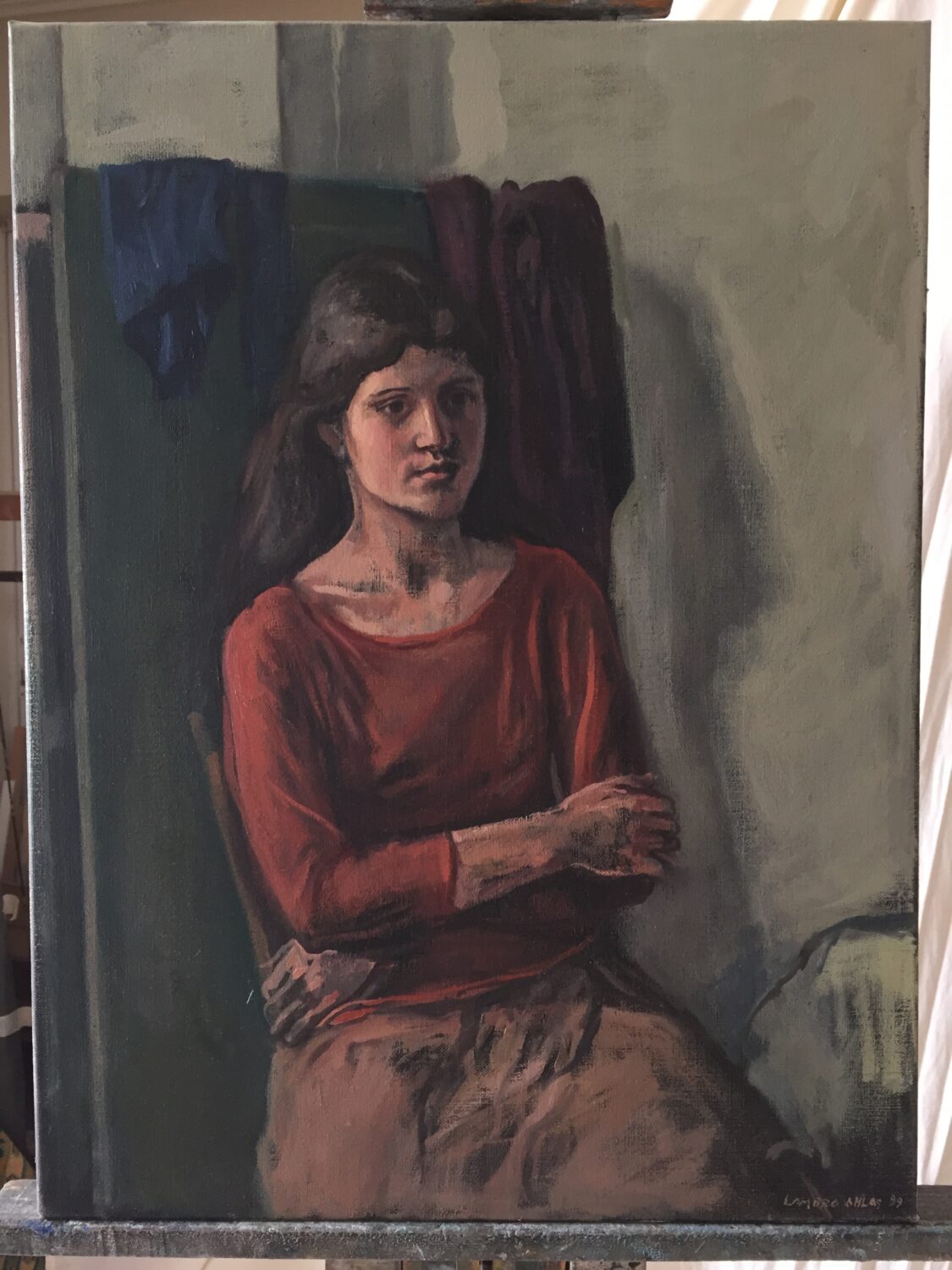 Female Figures — artwork by Lambro Ahlas